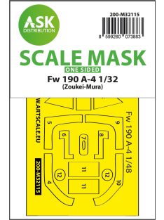   Art Scale - 1/32 Fw 190A-4 one-sided express fit mask for Zoukei-Mura