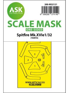   Art Scale - 1/32 Spitfire Mk.XVIe one-sided express fit mask for Tamiya