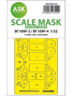   Art Scale - 1/32 Bf 109F-2 / Bf 109F-4 double-sided express fit mask for Hasegawa / Hobby 2000
