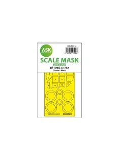   Art Scale - Bf 109G-4 one-sided express fit and self adhesive mask for SWS Zoukei - Mura