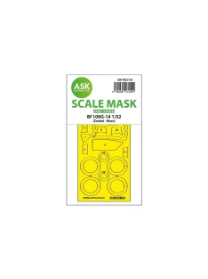   Art Scale - Bf 109G-14 one-sided express fit and self adhesive mask for SWS Zoukei - Mura