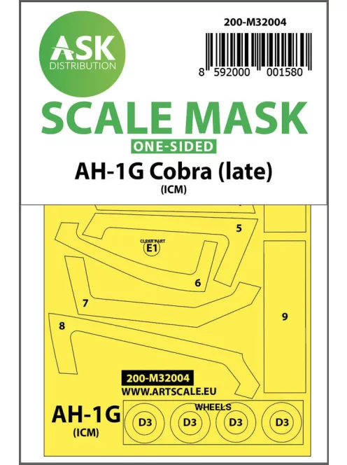 Art Scale - AH-1G Cobra (late) one-sided for ICM / Special Hobby