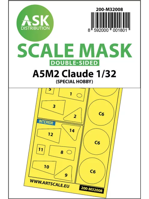 Art Scale - A5M2 Claude double-sided express mask for Special Hobby