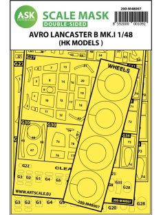  Art Scale - 1/48 Avro Lancaster Mk.I B double-sided painting mask for HK Models