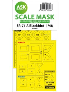  Art Scale - 1/48 SR-71 A Blackbird double-sided incl red lines mask for Revell
