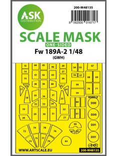 Art Scale - 1/48 Fw 189A-2 one-sided express mask for GWH