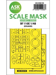   Art Scale - 1/48 Messerschmitt Bf 110E double-sided express fit mask for Eduard