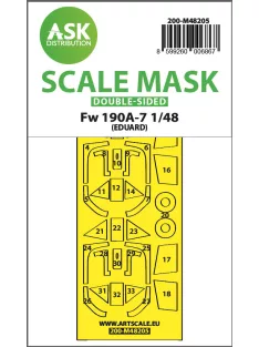   Art Scale - 1/48 Fw 190A-7 double-sided express fit mask for Eduard