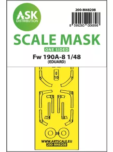   Art Scale - 1/48 Fw 190A-8 one-sided express fit mask for Eduard