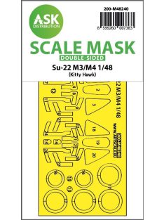   Art Scale - 1/48 Su-22M3/M4  double-sided express fit mask for Kitty Hawk