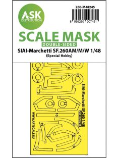   Art Scale - 1/48 SIAI-Marchetti SF.260AM/M/W double-sided express fit  mask for Special Hobby