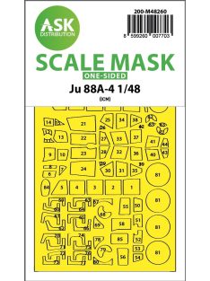   Art Scale - 1/48 Ju 88A-4  one-sided express fit  mask for ICM