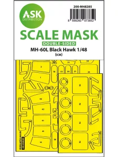   Art Scale - 1/48 MH-60L Black Hawk double-sided express fit mask for ICM