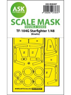   Art Scale - 1/48 TF-104G Starfighter double-sided express fit mask for Kinetic