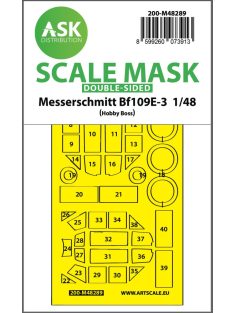   Art Scale - 1/48 Bf 109E-3 double-sided express fit mask for Hobby Boss
