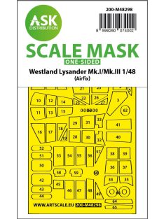   Art Scale - 1/48 Lysander Mk.I / Mk.III one-sided express fit mask for Airfix