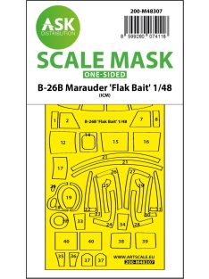   Art Scale - 1/48 B-26B Marauder "Flak Bait" one-sided express fit mask for ICM