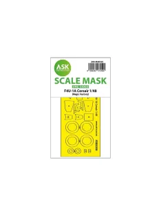   Art Scale - F4U-1A Corsair one-sided fit and self adhesive express mask for Magic Factory