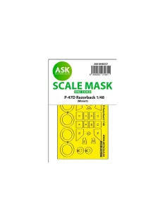  Art Scale - P-47D Razorback one-sided express fit mask for MINIART