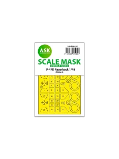   Art Scale - P-47D Razorback double-sided express fit mask for MINIART