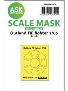   Art Scale - 200-M65001 Outland TIE fighter one-sided express mask for Revell kit.
