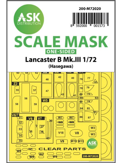 Art Scale - 1/72 Lancaster B Mk.III one-sided for Hasegawa