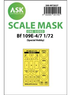   Art Scale - 1/72 Bf 109E-4/7 one-sided painting mask for Special Hobby
