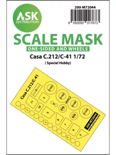   Art Scale - 1/72 Casa C.212/C-41 one-sided painting mask for Special Hobby