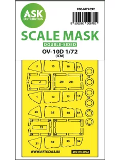   Art Scale - 1/72 OV-10D Bronco double-sided express fit mask for ICM