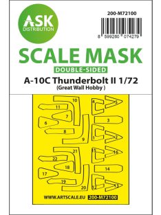   Art Scale - 1/72 A-10C Thunderbolt II double-sided fit express mask for GWH
