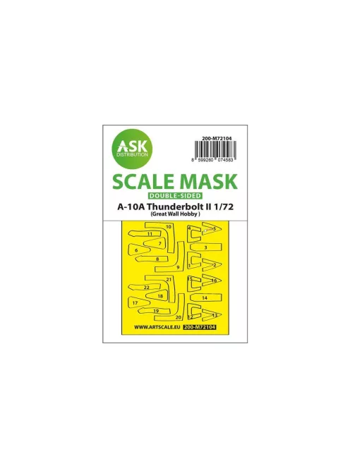 Art Scale - A-10A Thunderbolt II double-sided fit express mask for GWH