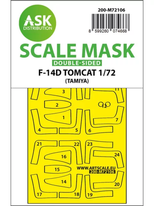 Art Scale - F-14D double-sided fit express mask for Tamiya 