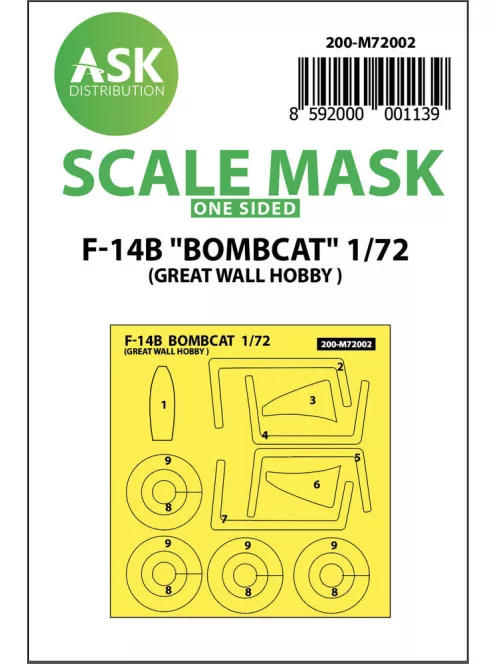 Art Scale - F-14B Bombcat outside  painting mask for Great Wall Hobby
