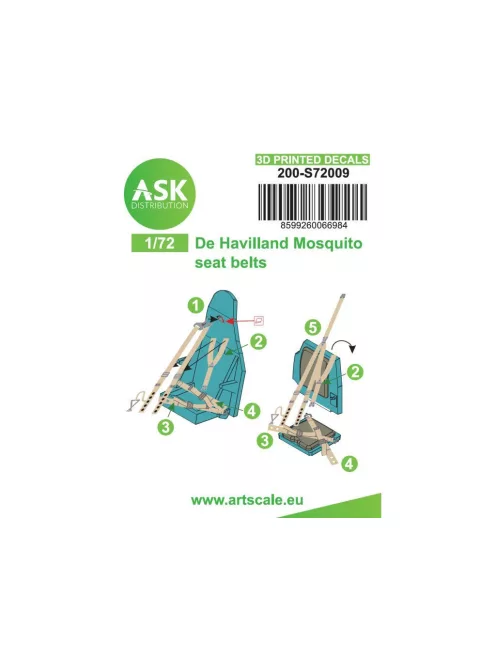Art Scale - Mosquito - 3D printed decals by ASK