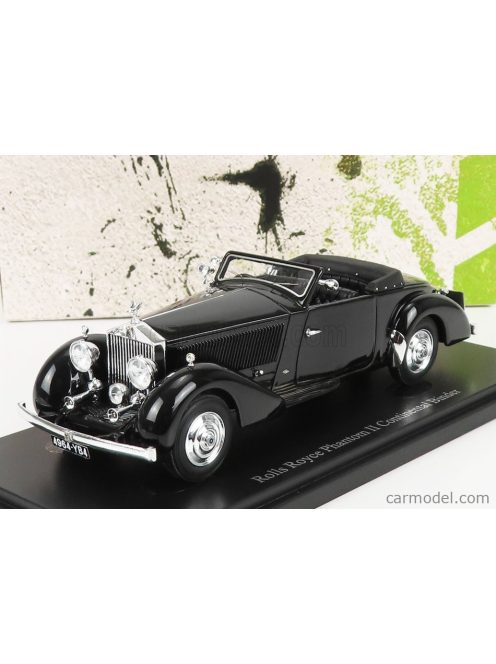 Autocult - Rolls Royce Phantom Ii Continental Binder Great Britain - France 1930 Black
