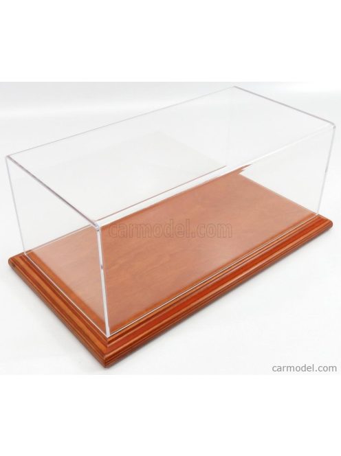 Atlantic - Vetrina Display Box Molsheim Base In Legno - Wood Cherry Base - Lungh.Lenght Cm 32.5 X Largh.Width Cm 16.5 X Alt.Height Cm 12.5 (Altezza Interna 12 Cm ) Plastic Display