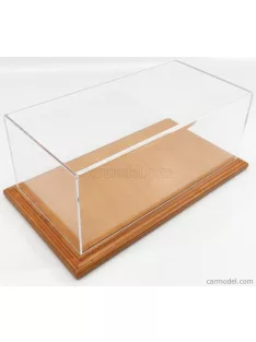   Atlantic - Vetrina Display Box Molsheim Base In Legno - Wood Linden Base - Lungh.Lenght Cm 32.5 X Largh.Width Cm 16.5 X Alt.Height Cm 12.5 (Altezza Interna 12 Cm ) Plastic Display