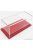 Atlantic - Vetrina Display Box Molhouse Base In Pelle Rossa - Leather Base Red - Lungh.Lenght Cm 17 X Largh.Width Cm 8 X Alt.Height Cm 7 (Altezza Interna 5.2 Cm ) Plastic Display