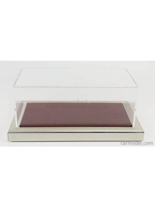 Atlantic - Vetrina Display Box Goodwood Base In Legno - Wood Mahogany Base - Lungh.Lenght Cm 23.0 X Largh.Width Cm 12.0 X Alt.Height Cm 8.5 (Altezza Interna 8.0 Cm ) Plastic Display