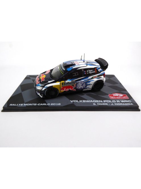 Atlas - 2016 Volkswagen Polo R WRC #1 Sebastien Ogier/ Julien Ingrassia Rally Monte Carlo Blue/White