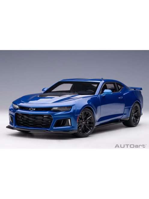 Autoart - 1:18 Chevrolet Camaro ZL1 2017 (hyper blue metallic) (composite model/full openings) - AUTOART