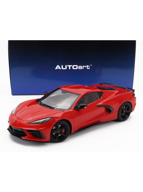 Autoart - CHEVROLET CORVETTE C8 Z51 STINGRAY SPIDER 2020 TORCH RED