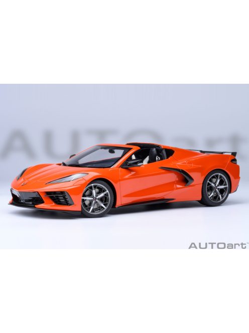 Autoart - 1:18 Chevrolet Corvette C8 Stingray Z51 (sebring orange) 2020 (composite model/full openings, 4 openings) – AUTOart