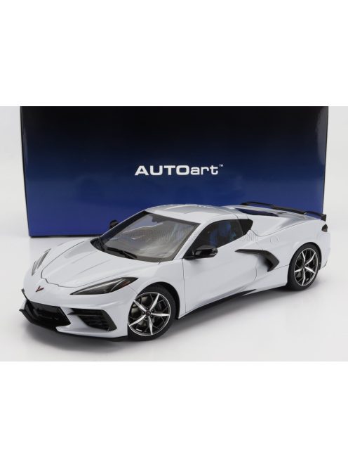 Autoart - CHEVROLET CORVETTE C8 Z51 STINGRAY SPIDER 2020 CERAMIC MATRIX GREY MET