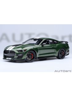   Autoart - Ford Mustang Shelby GT500 Eruption Green White Stripes 2023 (composite model/full openings)
