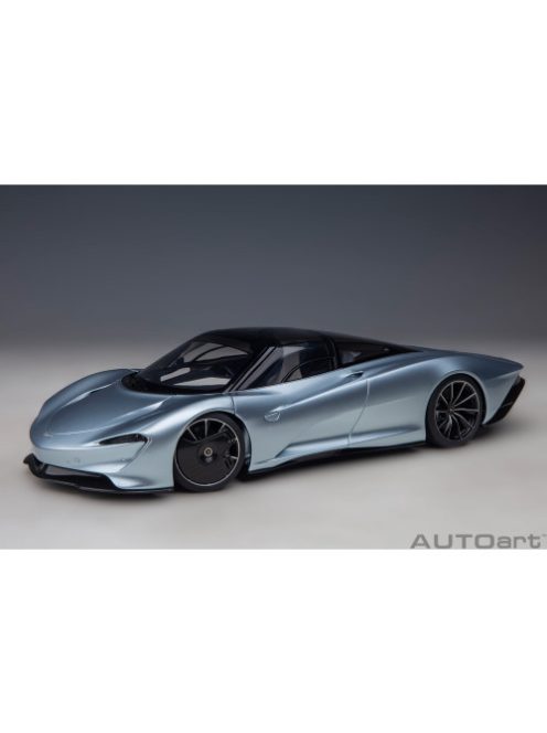 Autoart - 1:18 Mclaren Speedtail (Frozen Blue) 2020 (Composite Model/ 2 Door Openings, Total 4 Openings)