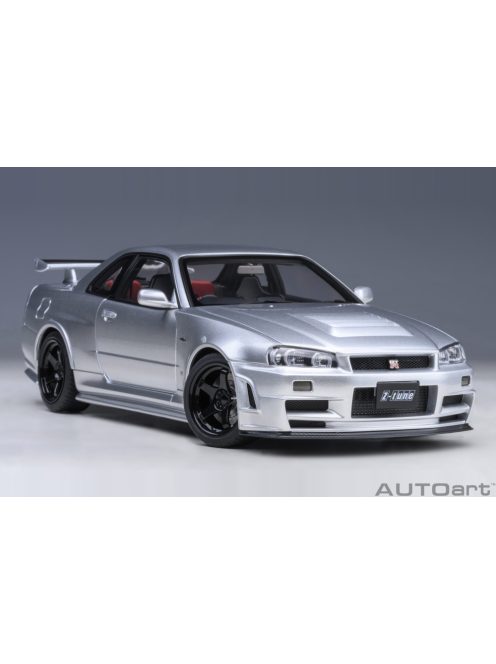 Autoart - 1:18 Nissan Skyline GT-R(R34) NISMO Z-Tune (Z-Tune silver) 2005 (composite model/full openings, total 4 openings) - Autoart