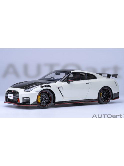 Autoart - 1:18 Nissan GT-R (R35) NISMO 2022  SPECIAL EDITION (brilliant white pearl) (composite model/two doors openings, total 4 opening) – AUTOART