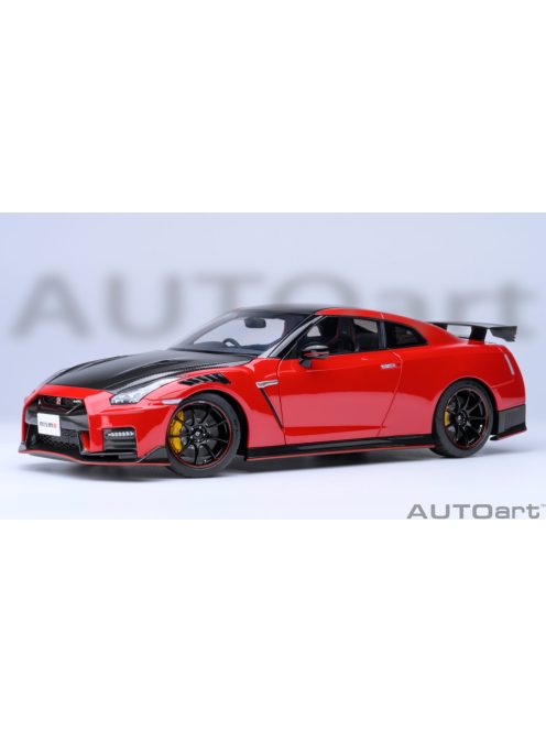Autoart - 1:18 Nissan GT-R (R35) NISMO 2022  SPECIAL EDITION (vibrant red) (composite model/two doors openings, total 4 opening) – AUTOART