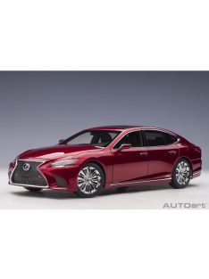   Autoart - 1:18 Lexus Ls 500H 2018 (Morello Redmetallic/Black Interior)(Composite Model/Full Openings)